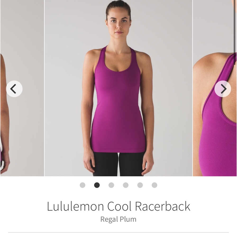 Lululemon Cool Racerback Regal Plum